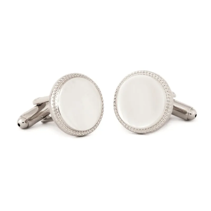 Proudly Made in the USA Our Round Beaded Edge CuffLinks sold by Speidel