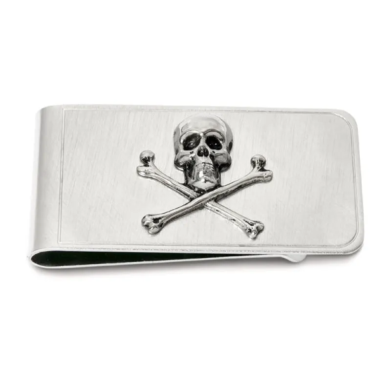 Skull & Crossbones Money Clip sold by Speidel