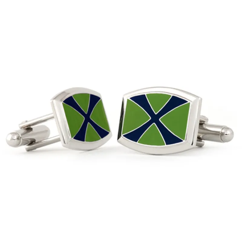 Hand Enameled  Cuff Links sold by Speidel