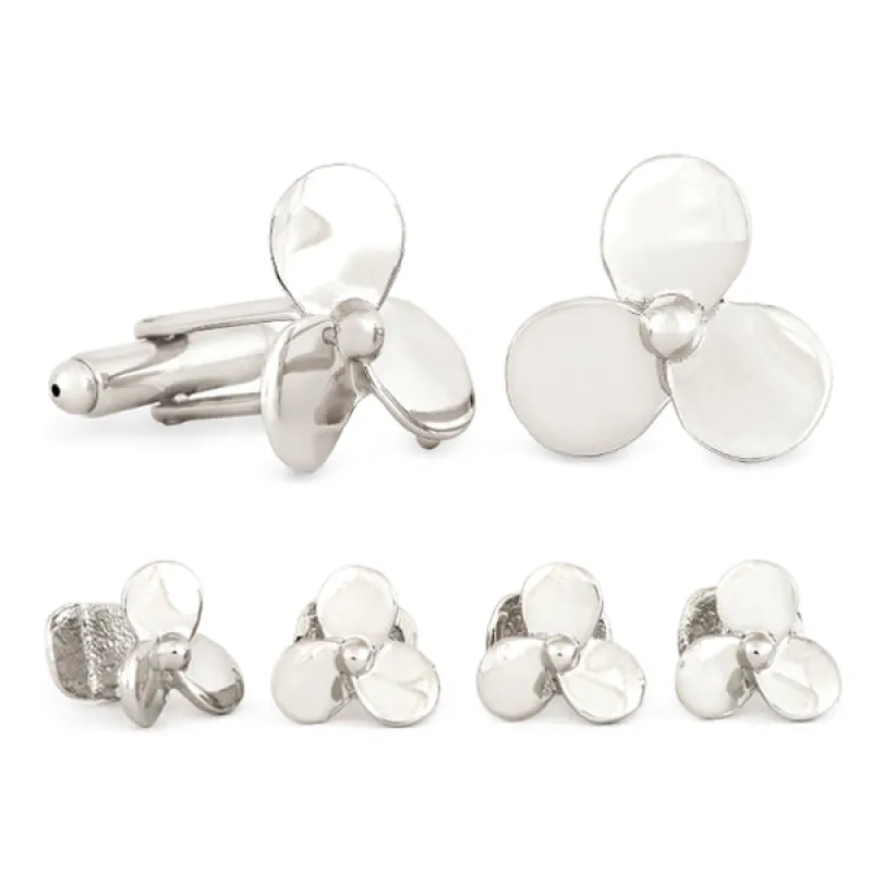 Propeller Cuff Link & Stud Set sold by Speidel