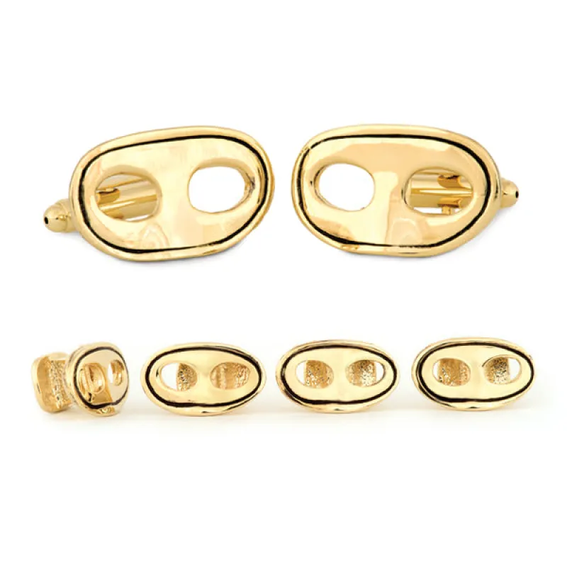 Mask Cuff Link & Stud Set sold by Speidel