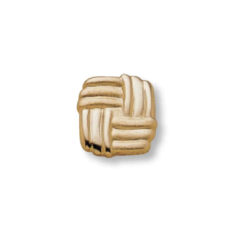 Basket Weave Tie Tack made by Speidel