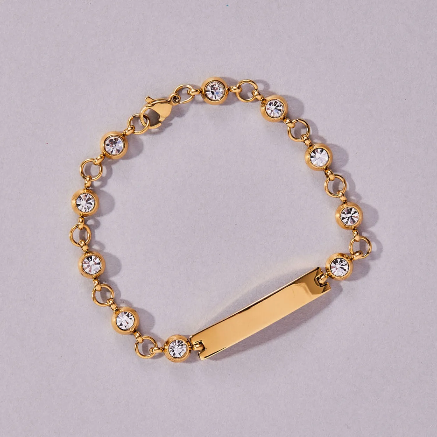 Ladies' ID Bracelet with Crystals sold by Speidel product image thumbnail 5