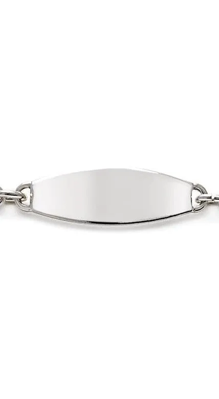 Ladies Stainless Steel ID bracelet w/ Engravable Plaque and Dangling Medilog™ Charm sold by Speidel product image thumbnail 3
