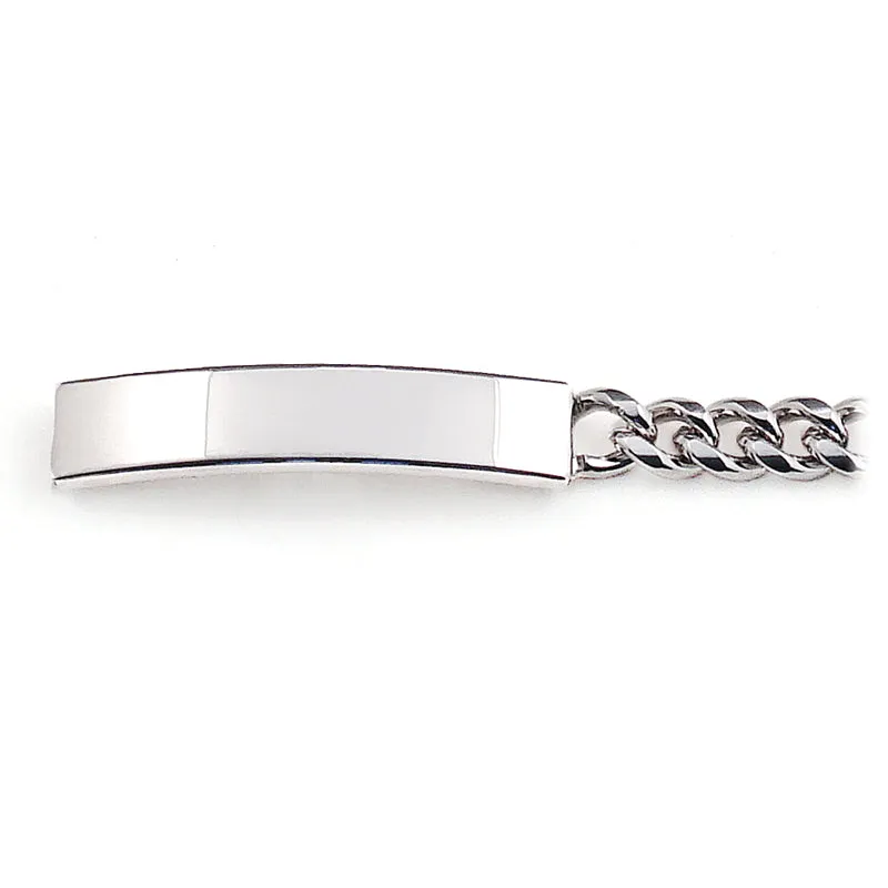 Ladies’ ID Bracelet with Polished Plaque sold by Speidel
