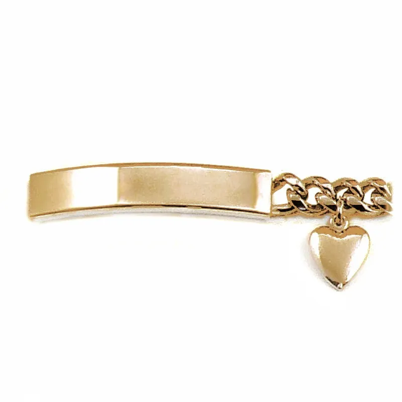 Ladies’ ID Bracelet with Plaque and Heart Charm sold by Speidel product image thumbnail 2