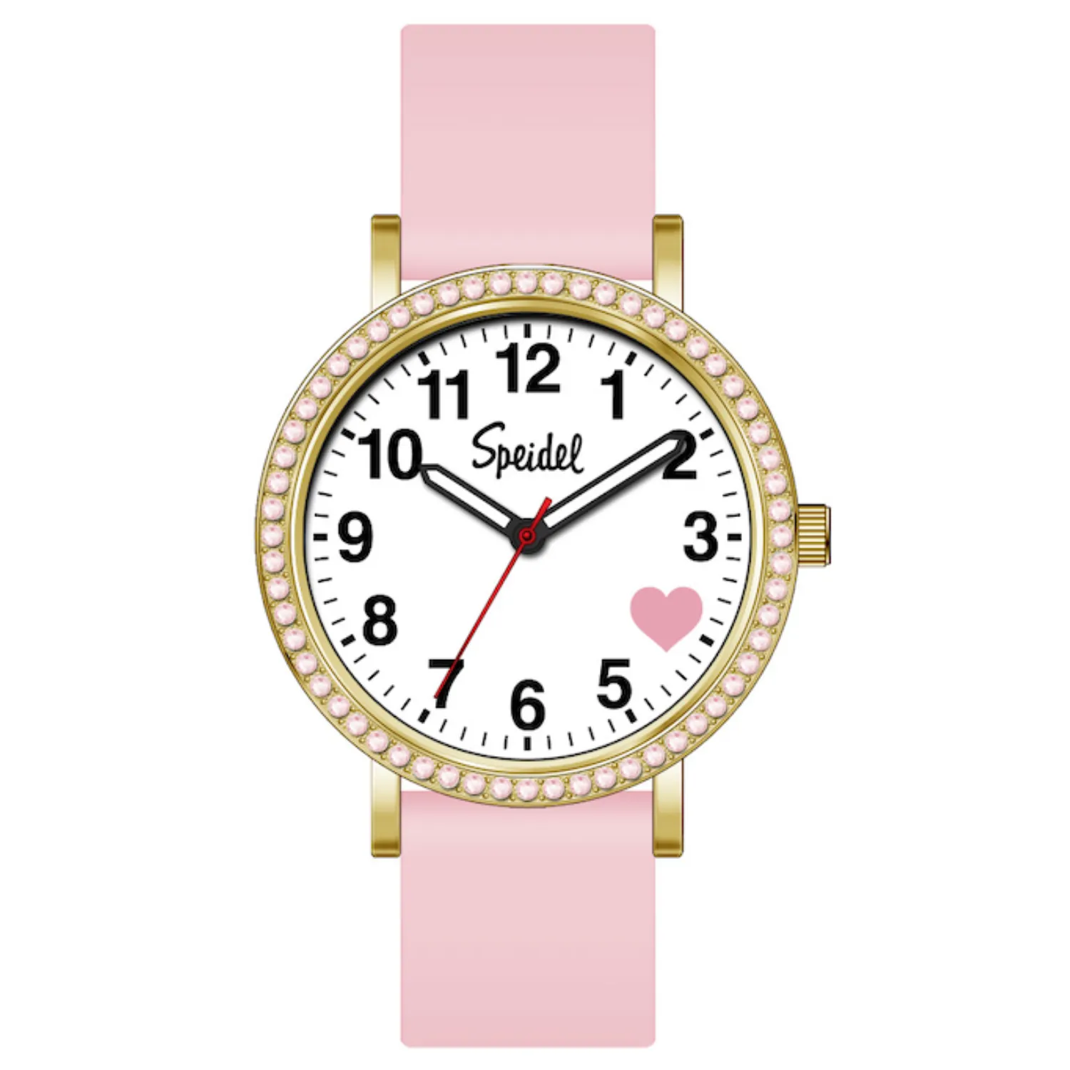 Brilliance Line Pink Crystal Heart Watch sold by Speidel product image thumbnail 3