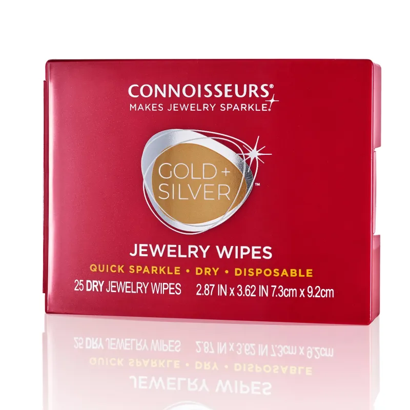 Connoisseurs Jewelry  Wipes Compact  25ct per pk 6pk sold by Speidel