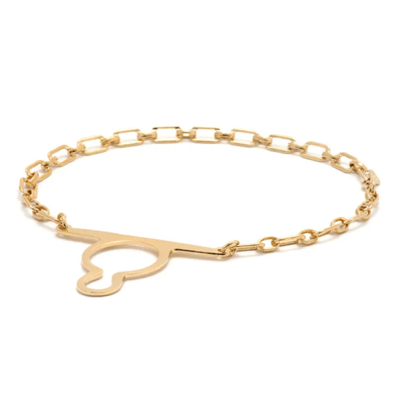 Squared Tie Chain sold by Speidel