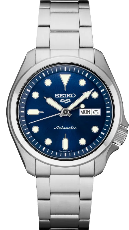 Seiko 5 Sports Men's Watch Silver-tone 44.6mm Stainless Steel sold by Speidel