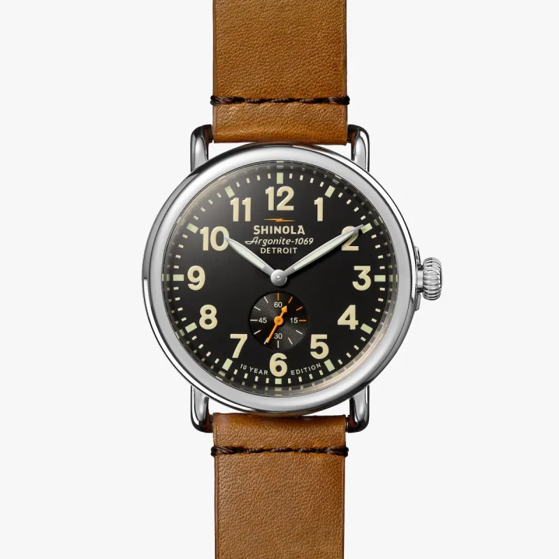 Shinola THE 10-YEAR LIMITED EDITION RUNWELL (41MM) made by Shinola