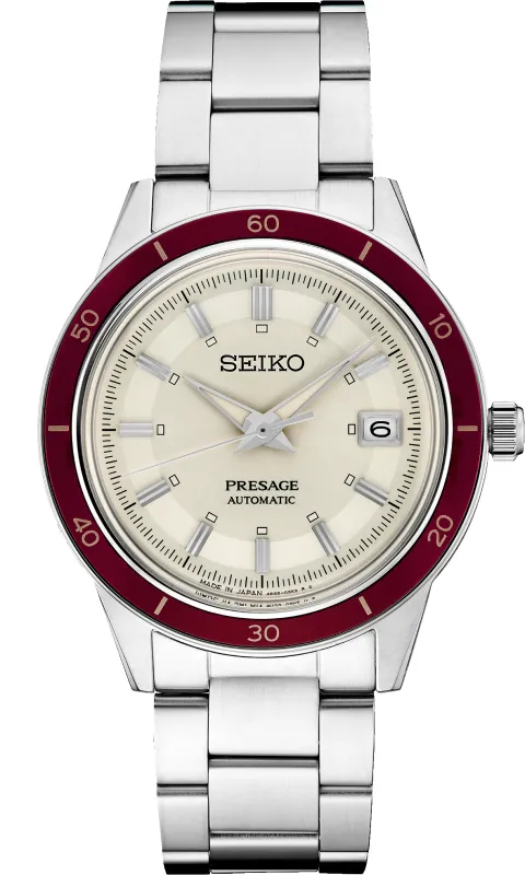 Seiko Presage Style'60s Collection Beige Sunray Dial made by Seiko