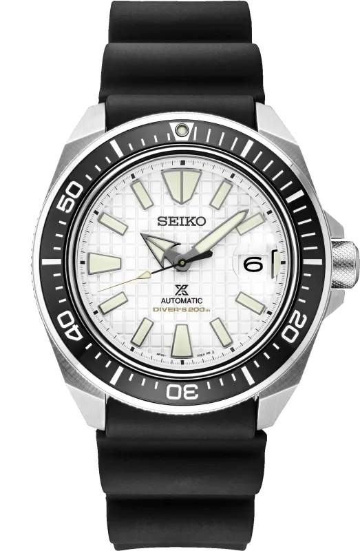 Seiko Prospex Automatic Diver White Textured Dial made by Seiko