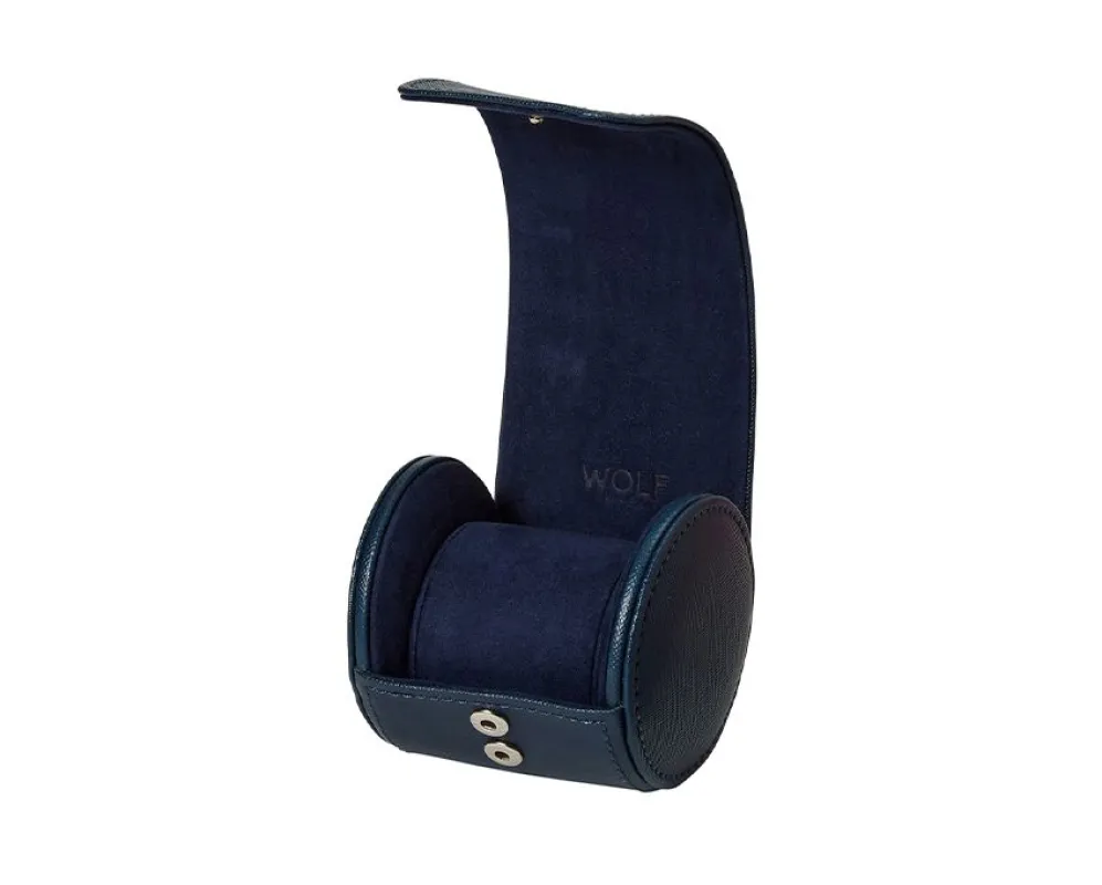 Tutti Frutti Single Watch Roll Case - Blue sold by Speidel