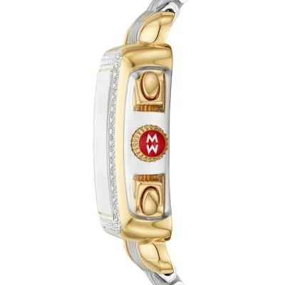 MICHELE Watches Deco Two-Tone 18k Gold-Plated Diamond Watch (33mm) sold by Speidel product image thumbnail 2