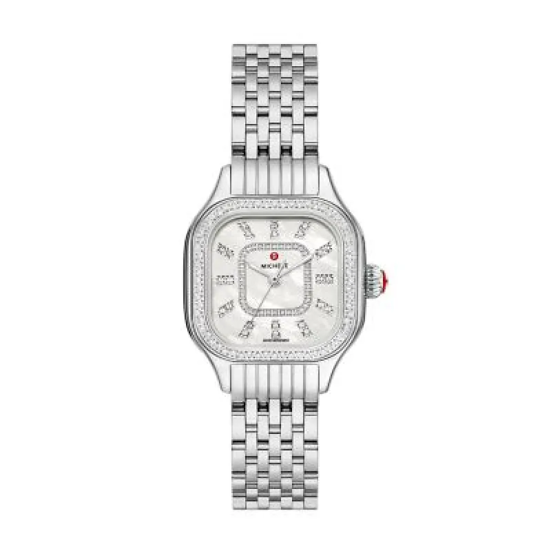 MICHELE Watches Meggie Diamond Stainless Steel Watch (29mm) made by Speidel