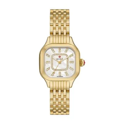 MICHELE Watches Meggie 18k Gold-Plated Diamond Dial Watch (29mm) sold by Speidel