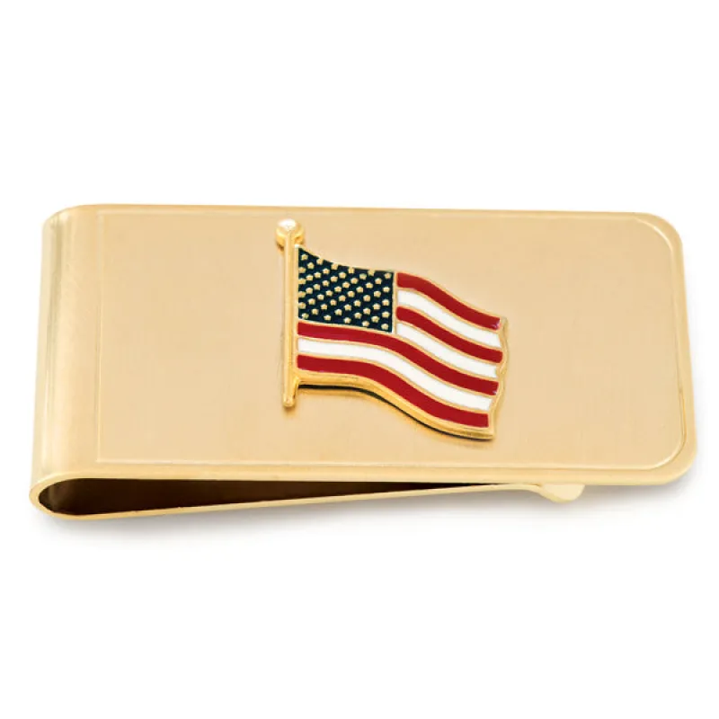 American Flag Money Clip made by Speidel