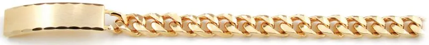 Men's ID Bracelet with Faceted Edge Brushed Plaque sold by Speidel product image thumbnail 5