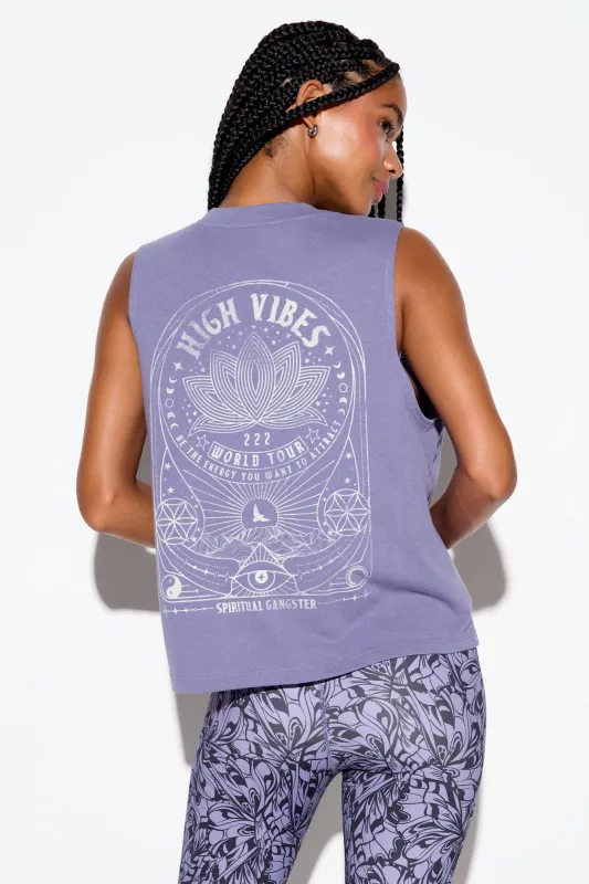 World Tour Vibe Tank made by Spiritual Gangster