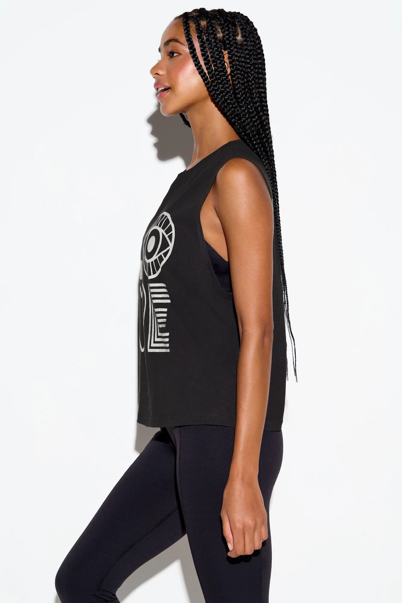 Eye Love Vibe Tank sold by Spiritual Gangster product image thumbnail 3