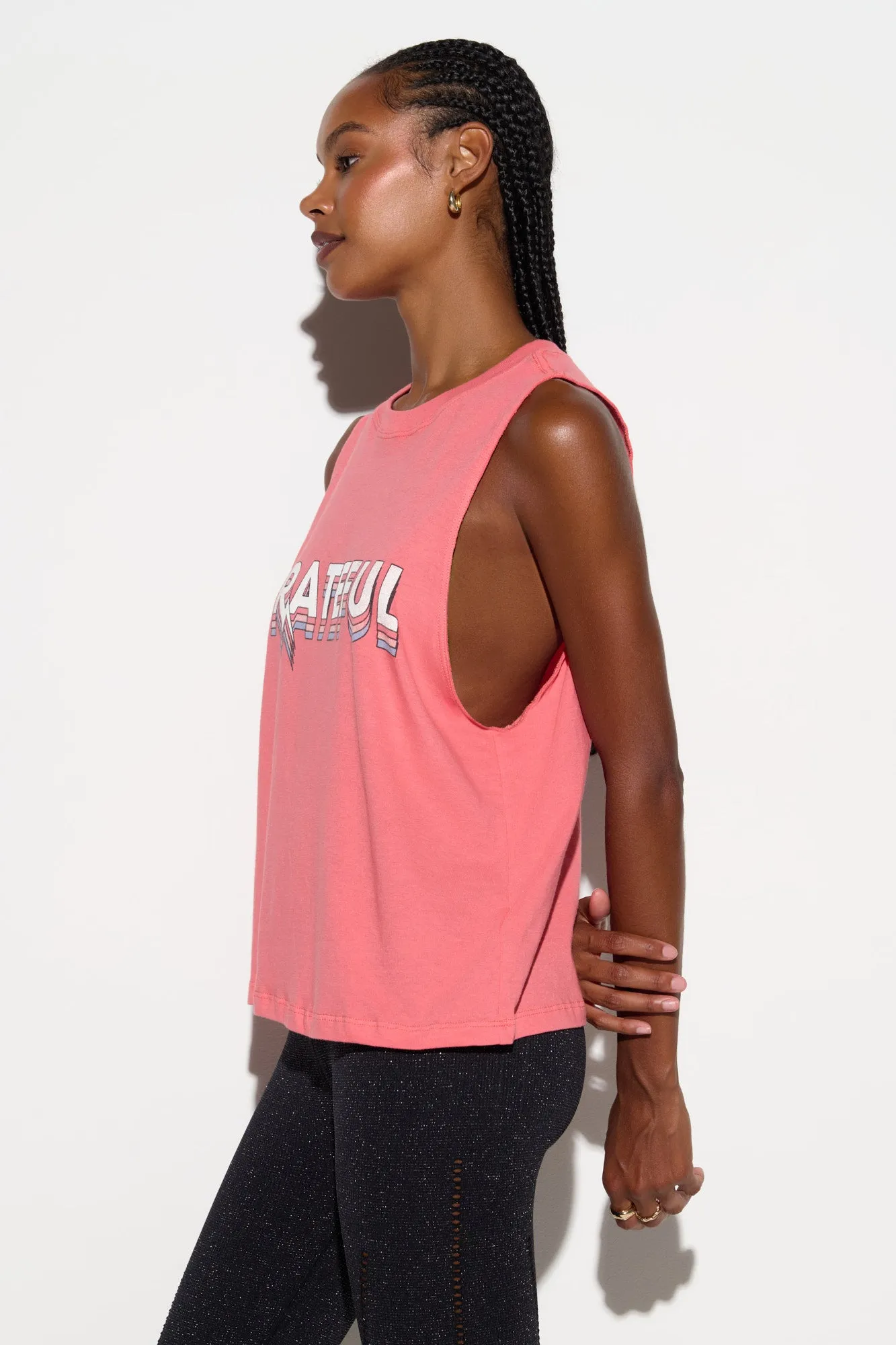 Grateful Ascent Vibe Tank sold by Spiritual Gangster product image thumbnail 3
