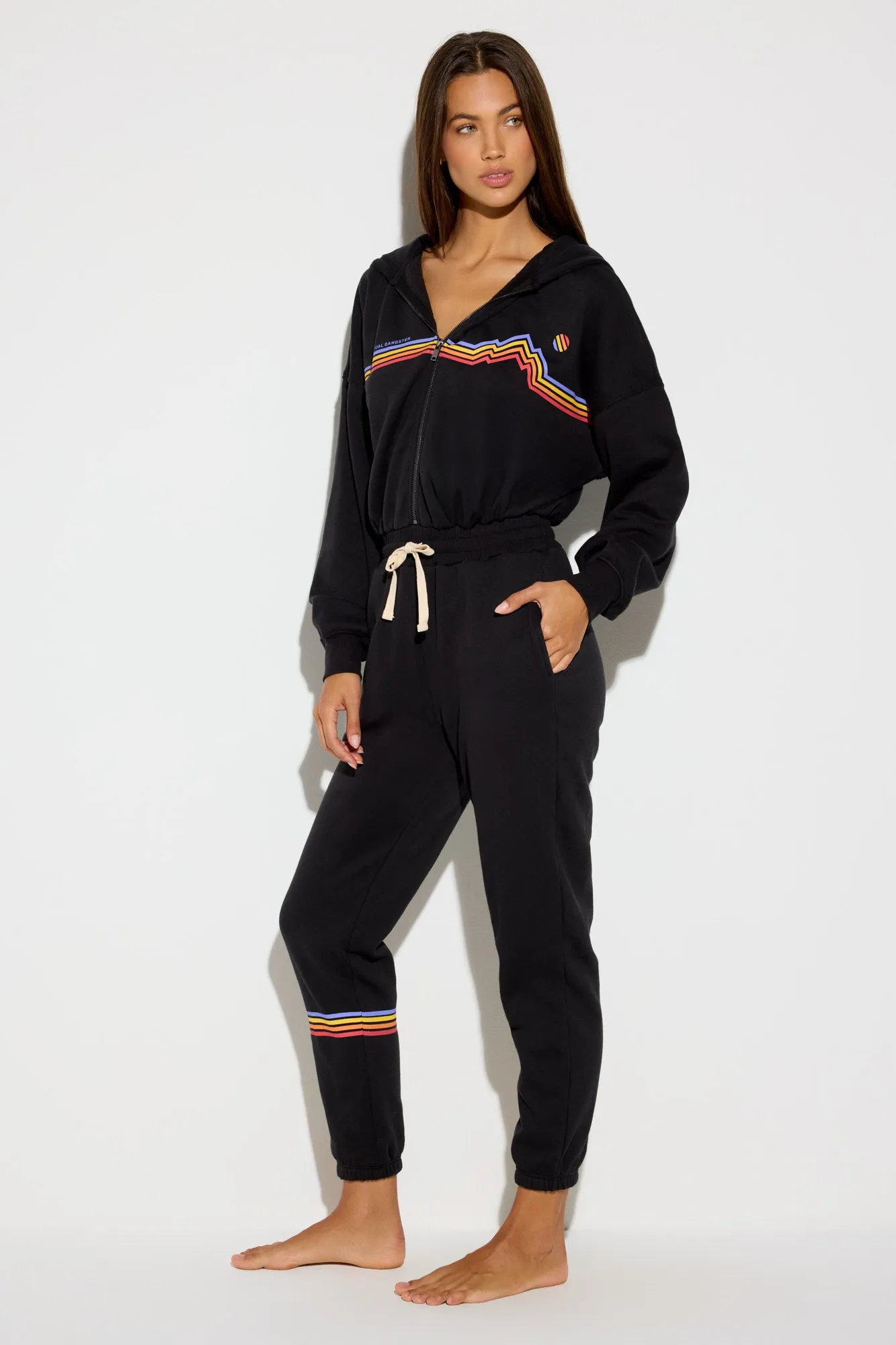 Namaski™ Cali Stripe Apres Jumpsuit sold by Spiritual Gangster product image thumbnail 3
