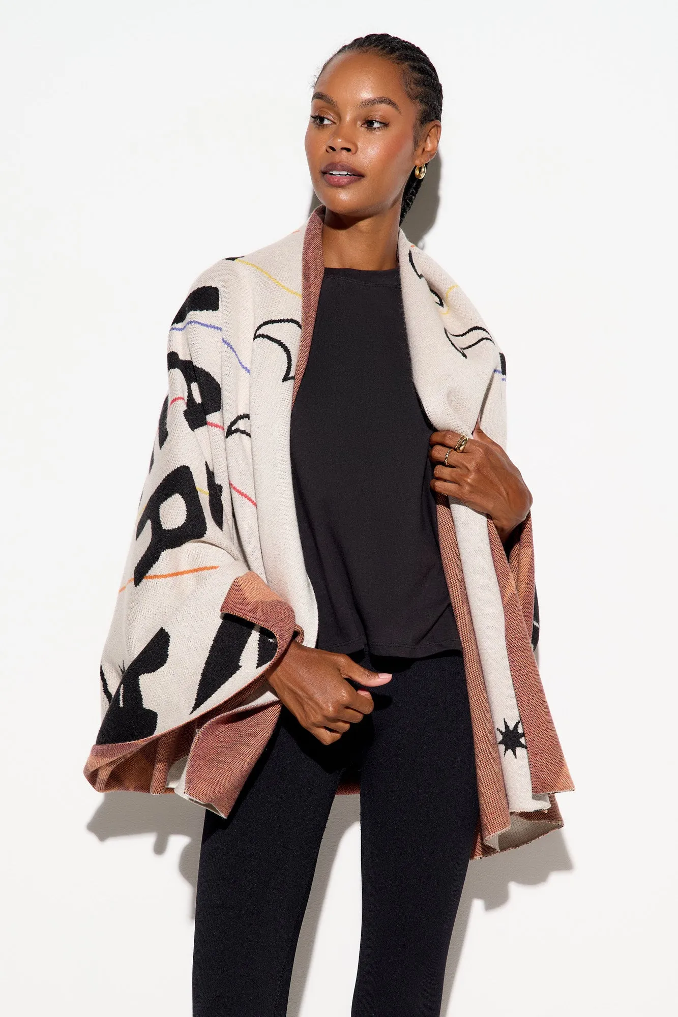 SG Rays Oversized Wrap sold by Spiritual Gangster product image thumbnail 3