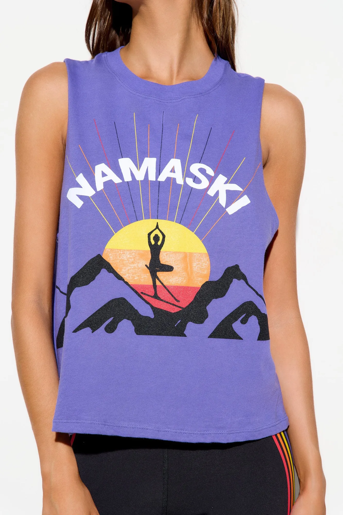 Namaski Rays Vibe Tank sold by Spiritual Gangster product image thumbnail 4