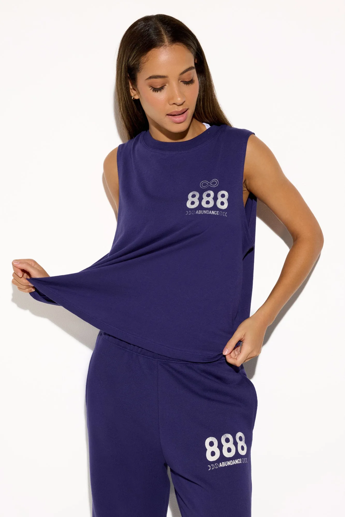 888 Abundance Vibe Tank sold by Spiritual Gangster product image thumbnail 4