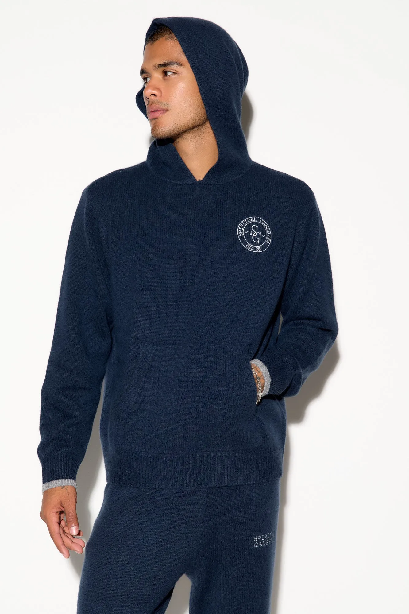 SG Tahoe Men's Cashmere Wool Hoodie sold by Spiritual Gangster product image thumbnail 5