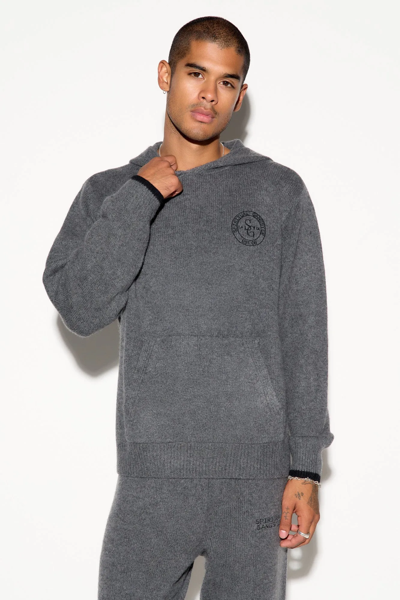 SG Tahoe Men's Cashmere Wool Hoodie sold by Spiritual Gangster product image thumbnail 4
