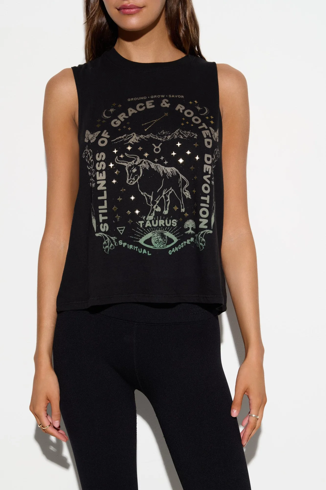 Taurus Vibe Tank sold by Spiritual Gangster product image thumbnail 5