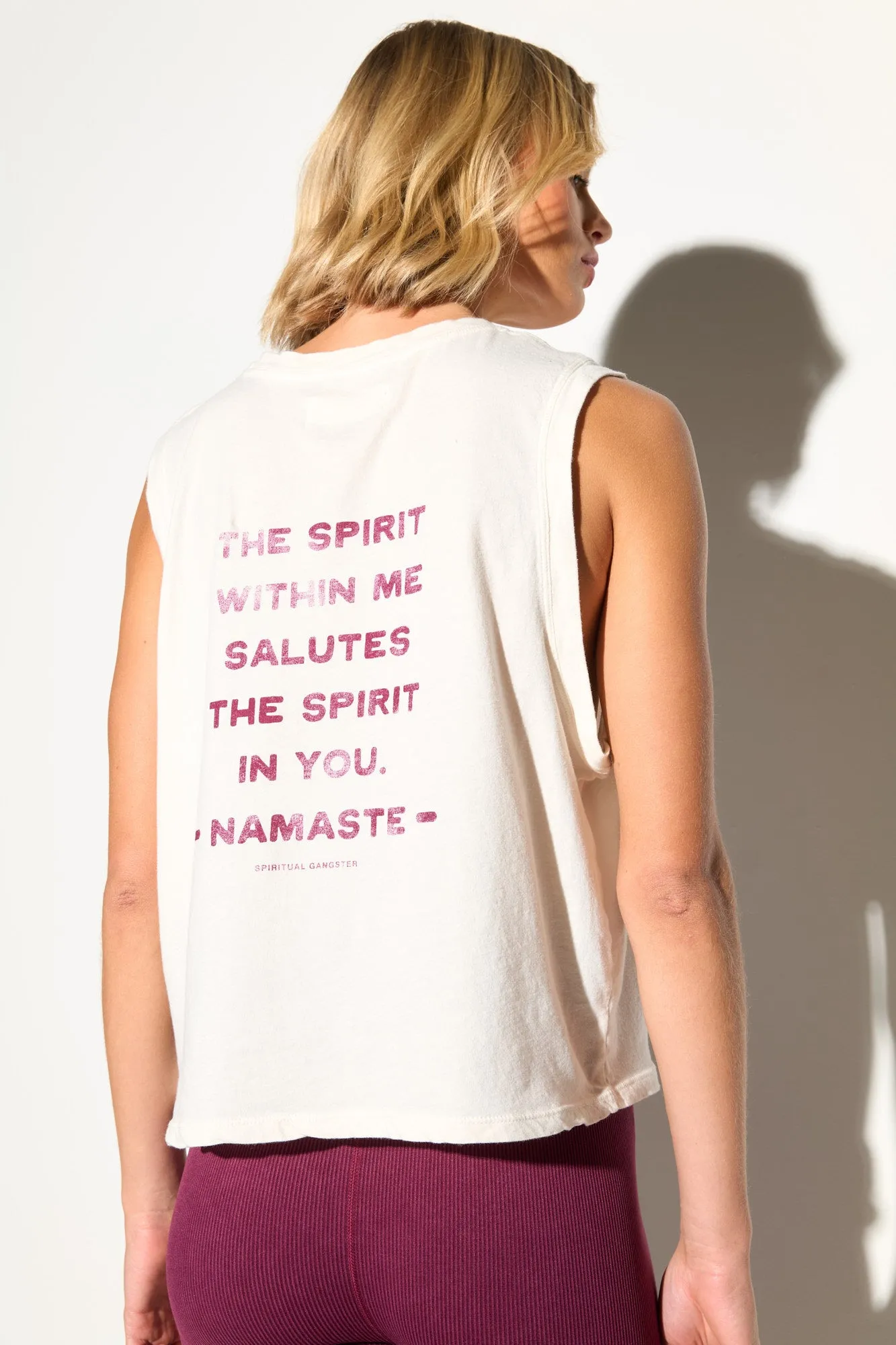 Salute Jagger Tank sold by Spiritual Gangster product image thumbnail 4