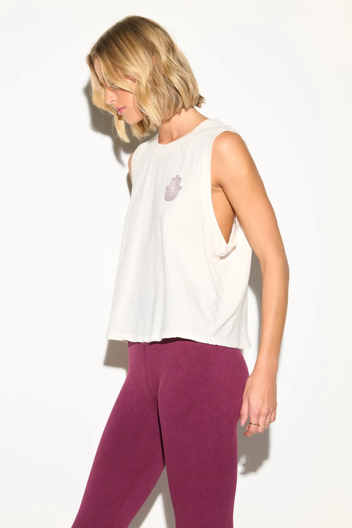 Salute Jagger Tank sold by Spiritual Gangster product image thumbnail 3