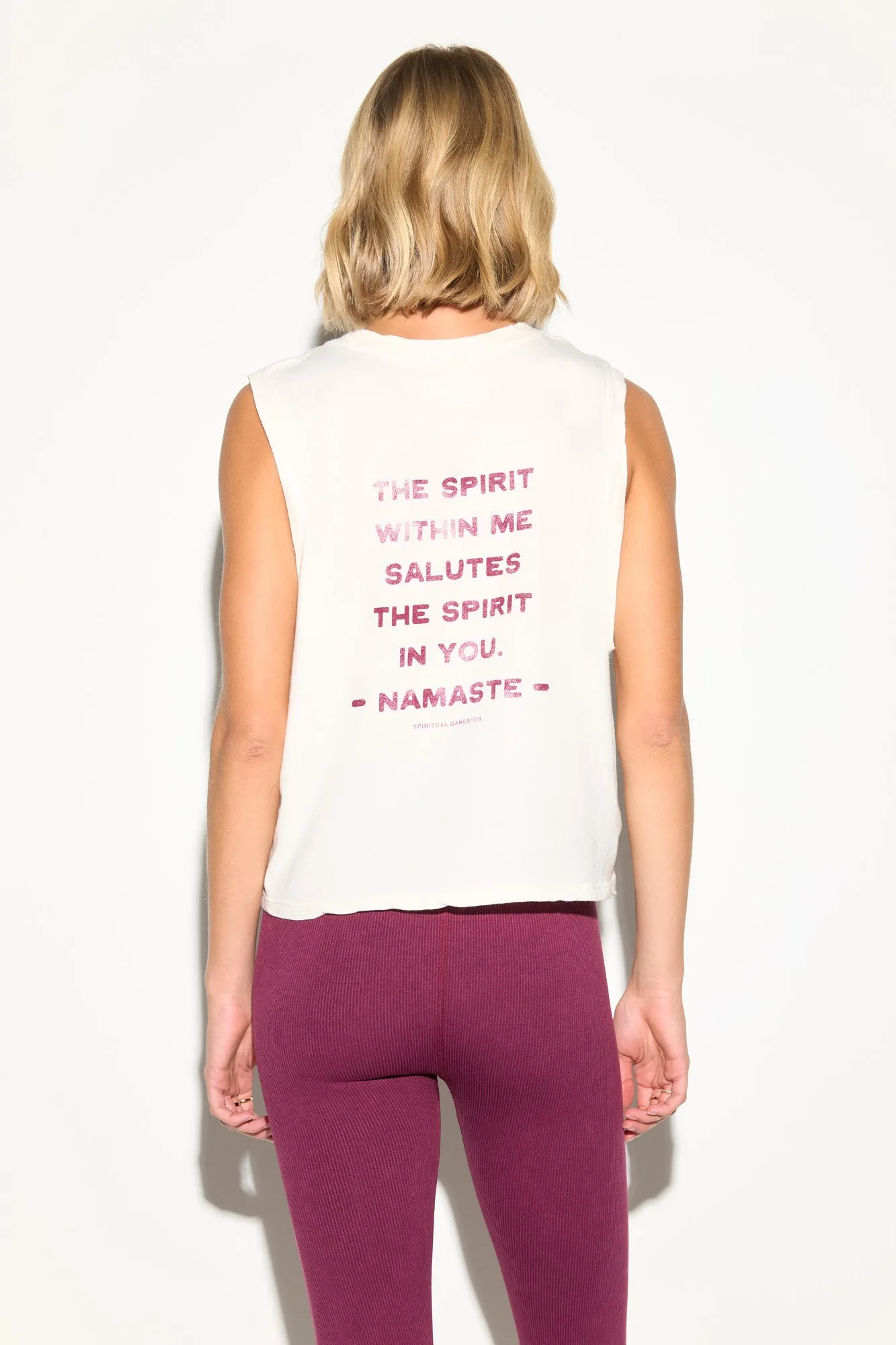 Salute Jagger Tank sold by Spiritual Gangster product image thumbnail 2