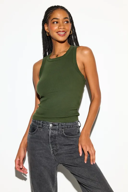 Grace Rib Tank sold by Spiritual Gangster