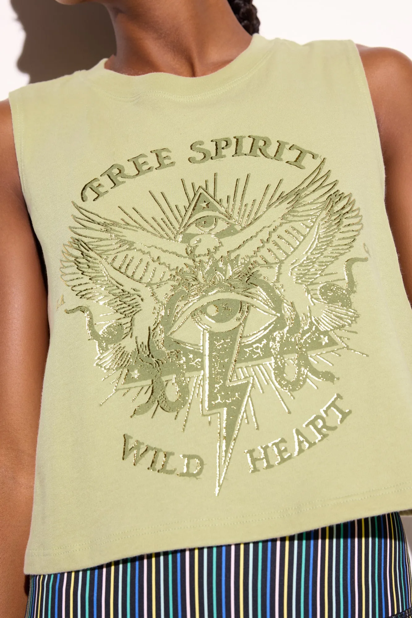 Free Spirit Spirit Crop Tank sold by Spiritual Gangster product image thumbnail 5