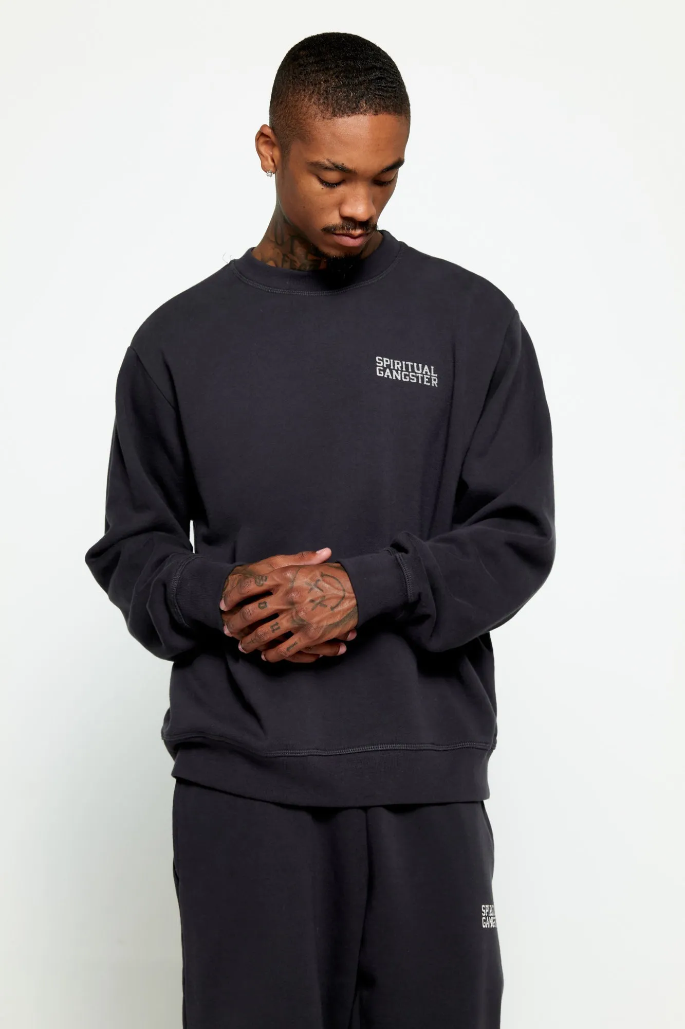 SG Emblem Men's Classic Crew sold by Spiritual Gangster product image thumbnail 2
