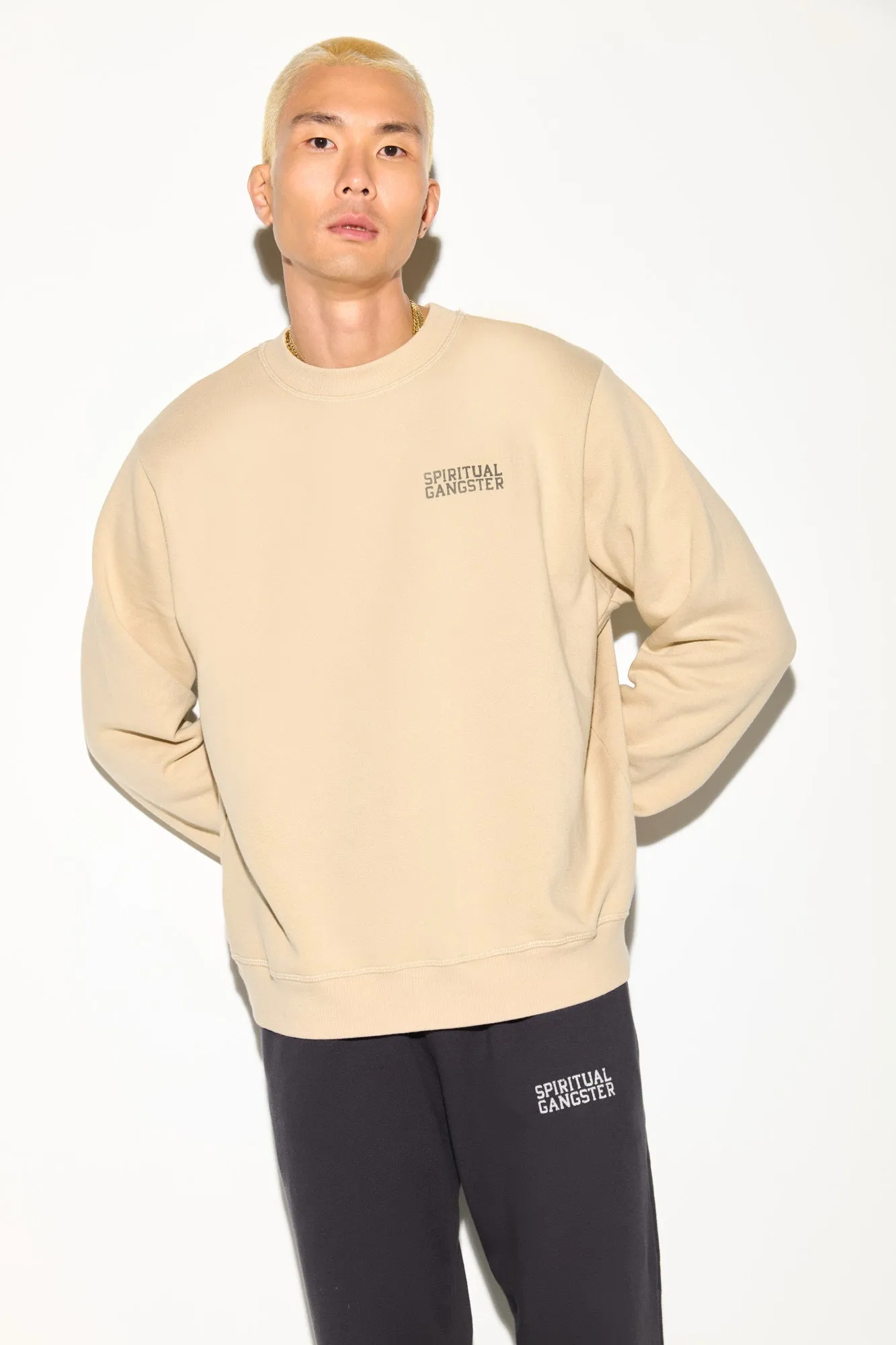 SG Emblem Men's Classic Crew sold by Spiritual Gangster product image thumbnail 2