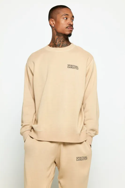 SG Emblem Men's Classic Crew made by Spiritual Gangster