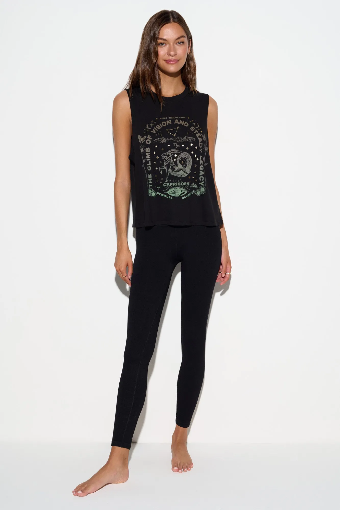 Capricorn Vibe Tank sold by Spiritual Gangster product image thumbnail 5