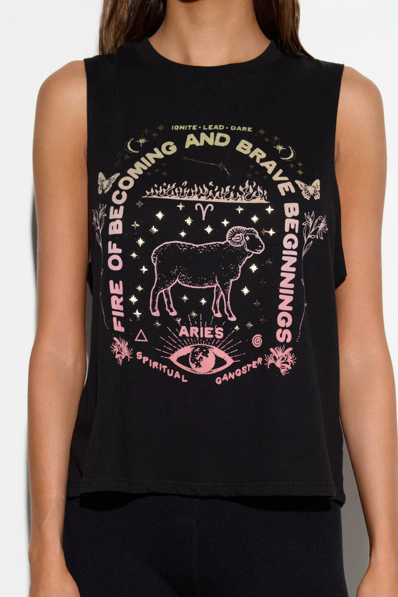 Aries Vibe Tank sold by Spiritual Gangster product image thumbnail 4