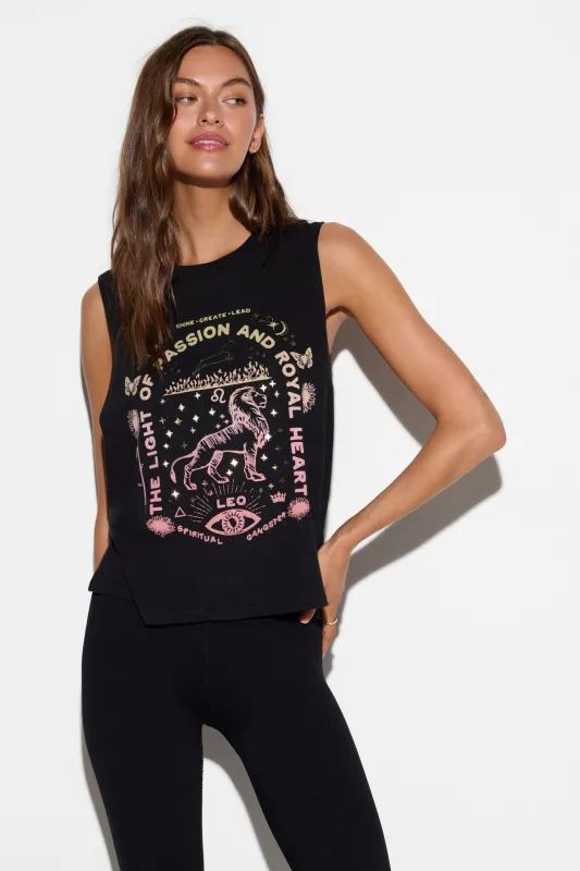 Leo Vibe Tank made by Spiritual Gangster