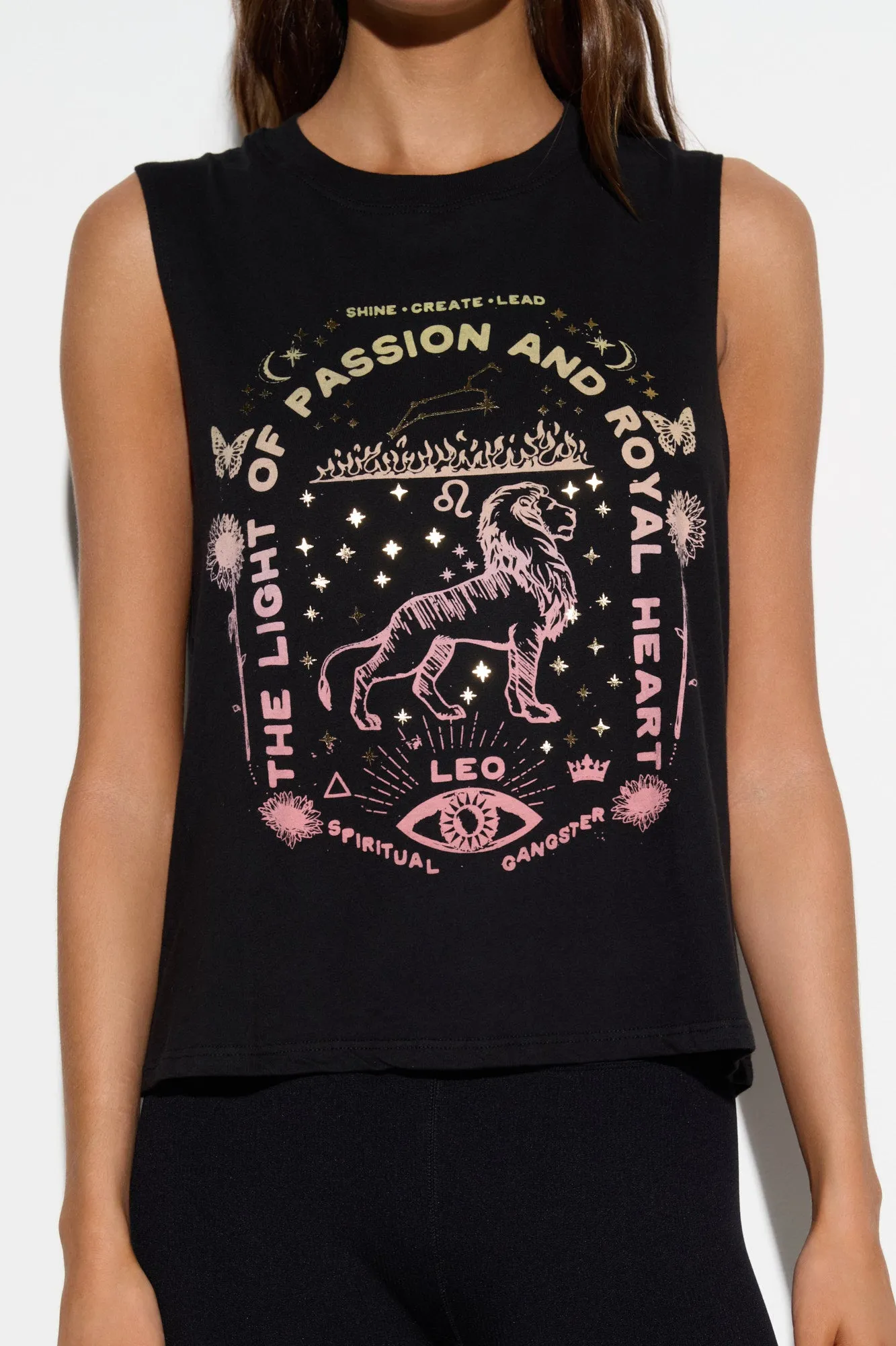 Leo Vibe Tank sold by Spiritual Gangster product image thumbnail 5