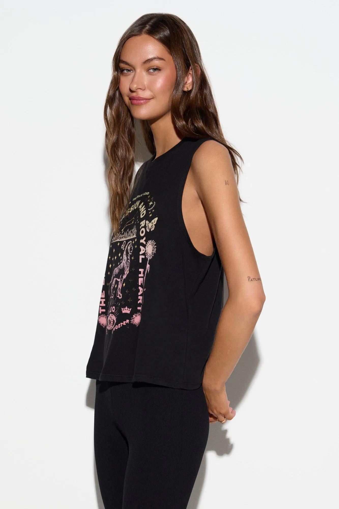 Leo Vibe Tank sold by Spiritual Gangster product image thumbnail 3