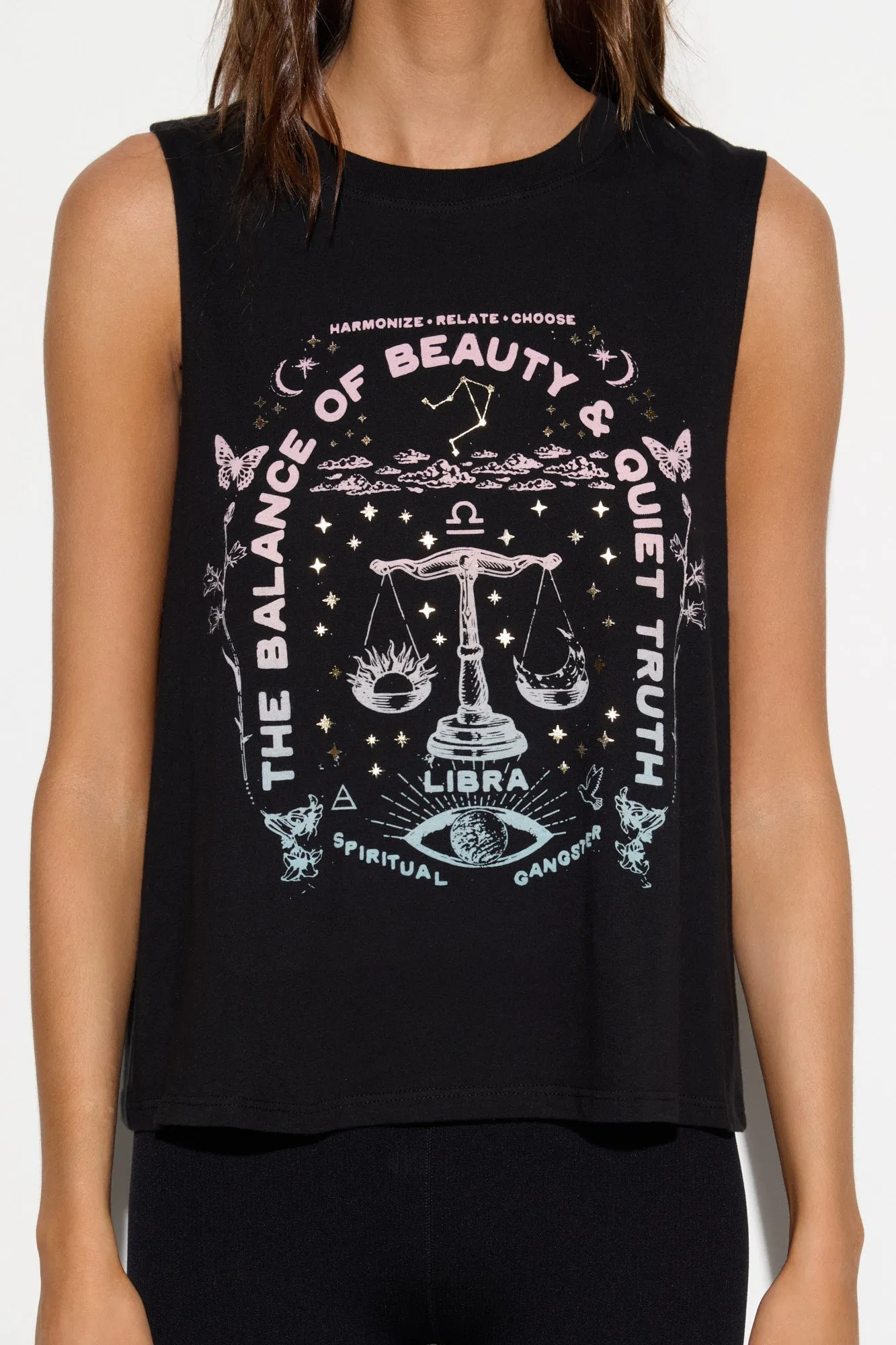 Libra Vibe Tank sold by Spiritual Gangster product image thumbnail 4
