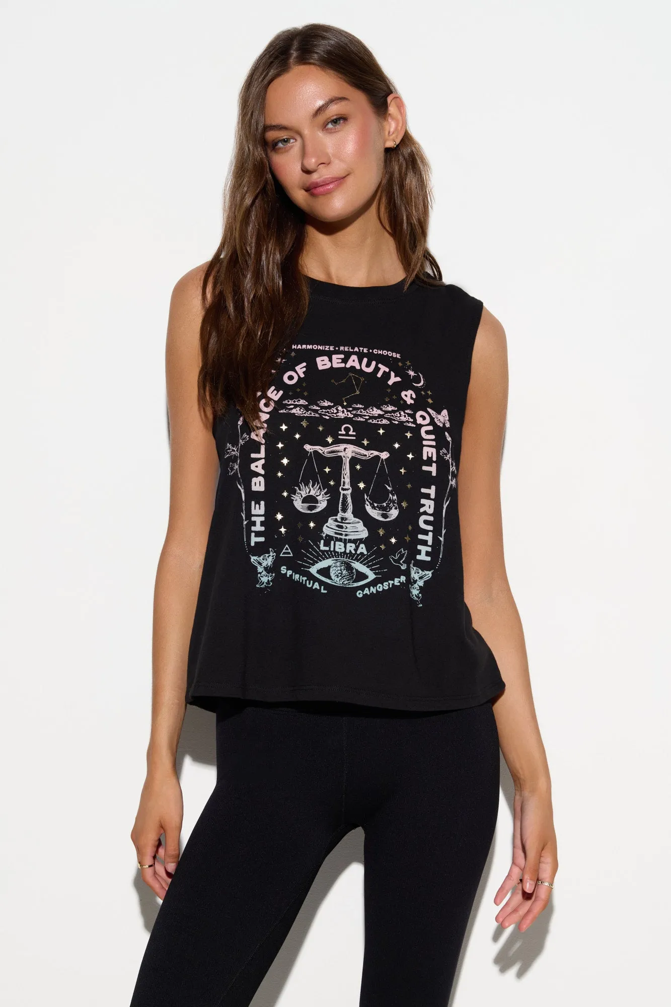 Libra Vibe Tank sold by Spiritual Gangster