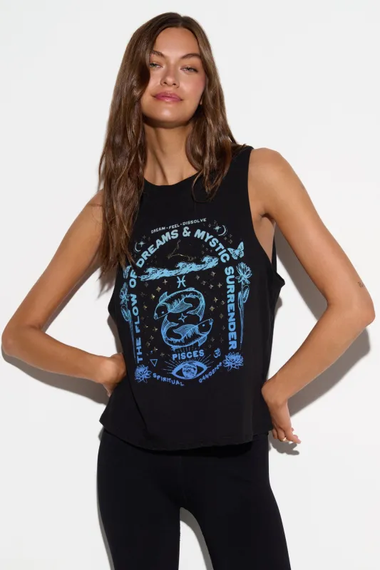 Pisces Vibe Tank made by Spiritual Gangster