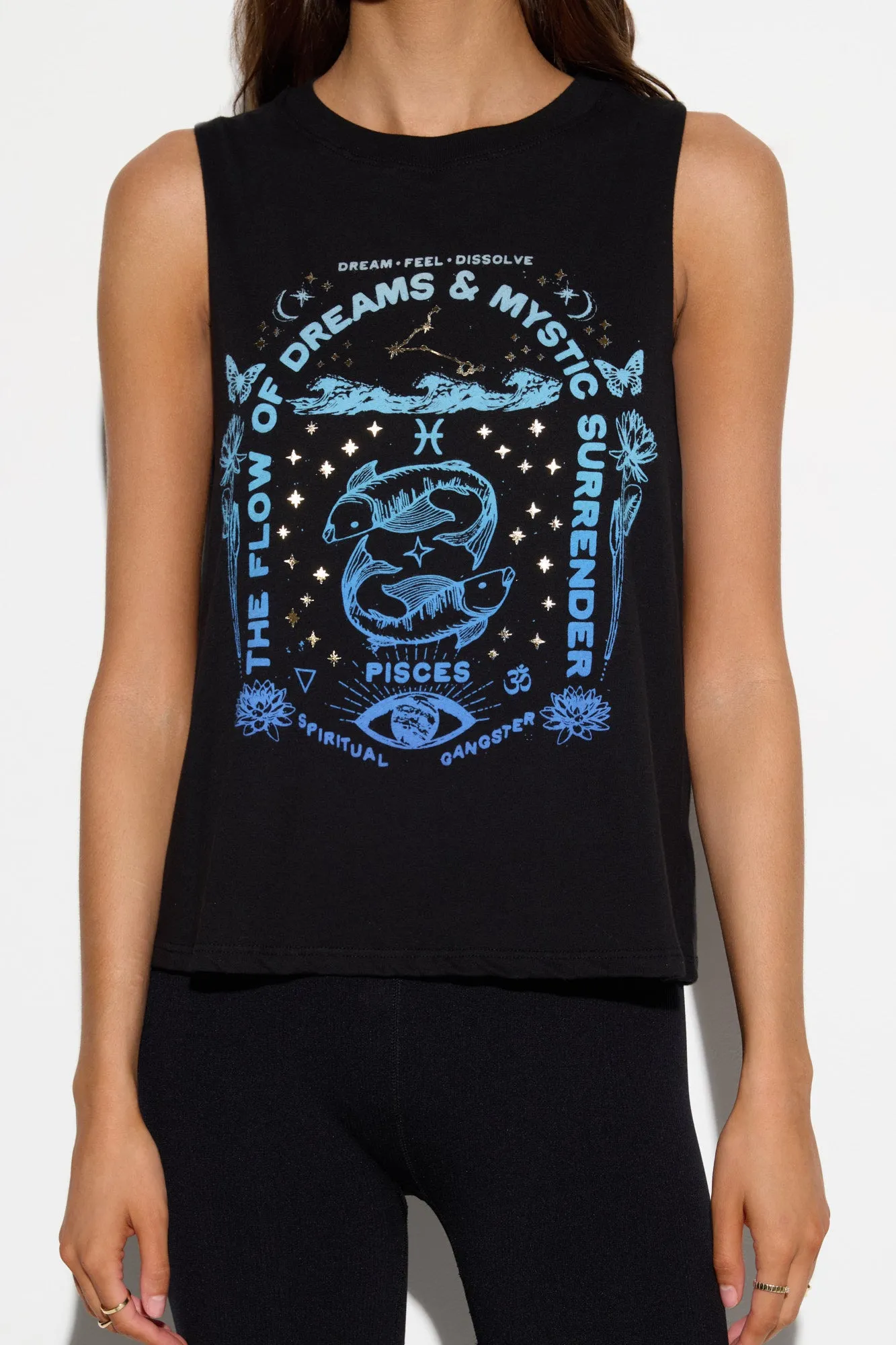 Pisces Vibe Tank sold by Spiritual Gangster product image thumbnail 4